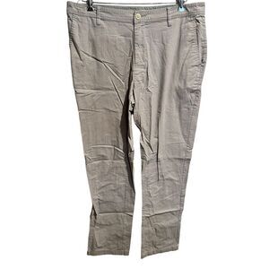 Linksoul Chino Pant Mens 36 Lightweight 5 Pocket 38x32 Light Gray